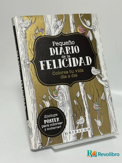 Portada de Pequeño Diario de la Felicidad de Gribaudo, libro de segunda mano