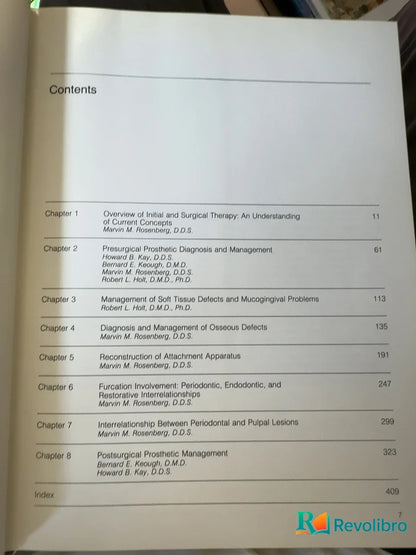 Foto 4 de Periodontal and Prosthetic Management for Advanced Cases - 1ª edición de Marvin M. Rosenberg, libro de segunda mano
