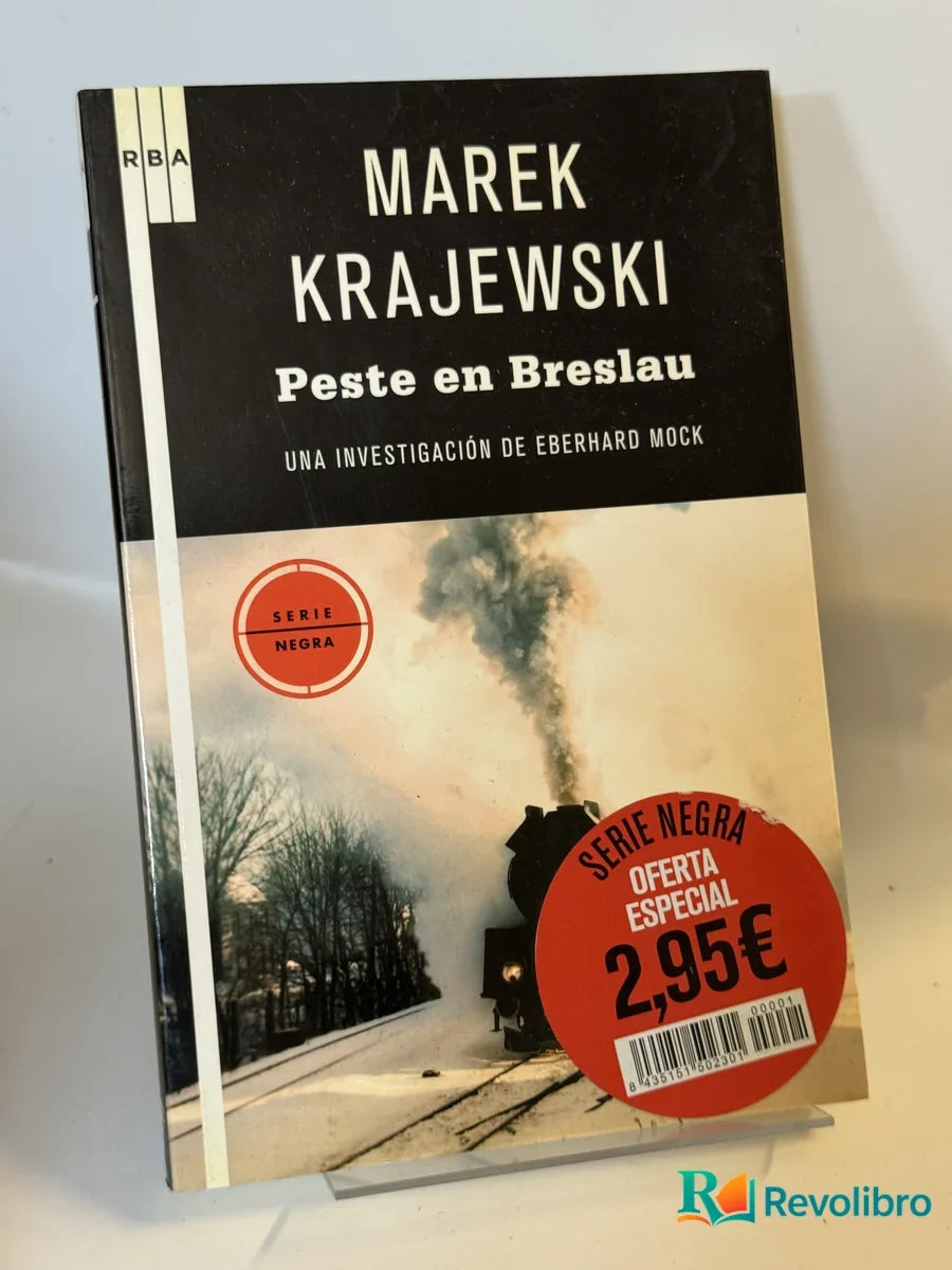 Portada de Peste en Breslau de Marek Krajewski, libro de segunda mano