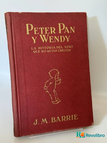 Portada de Peter Pan y Wendy de J. M. Barrie, libro de segunda mano