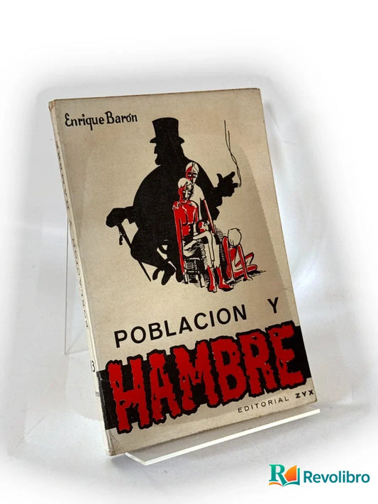 Portada de Población y hambre de Enrique Barón, libro de segunda mano