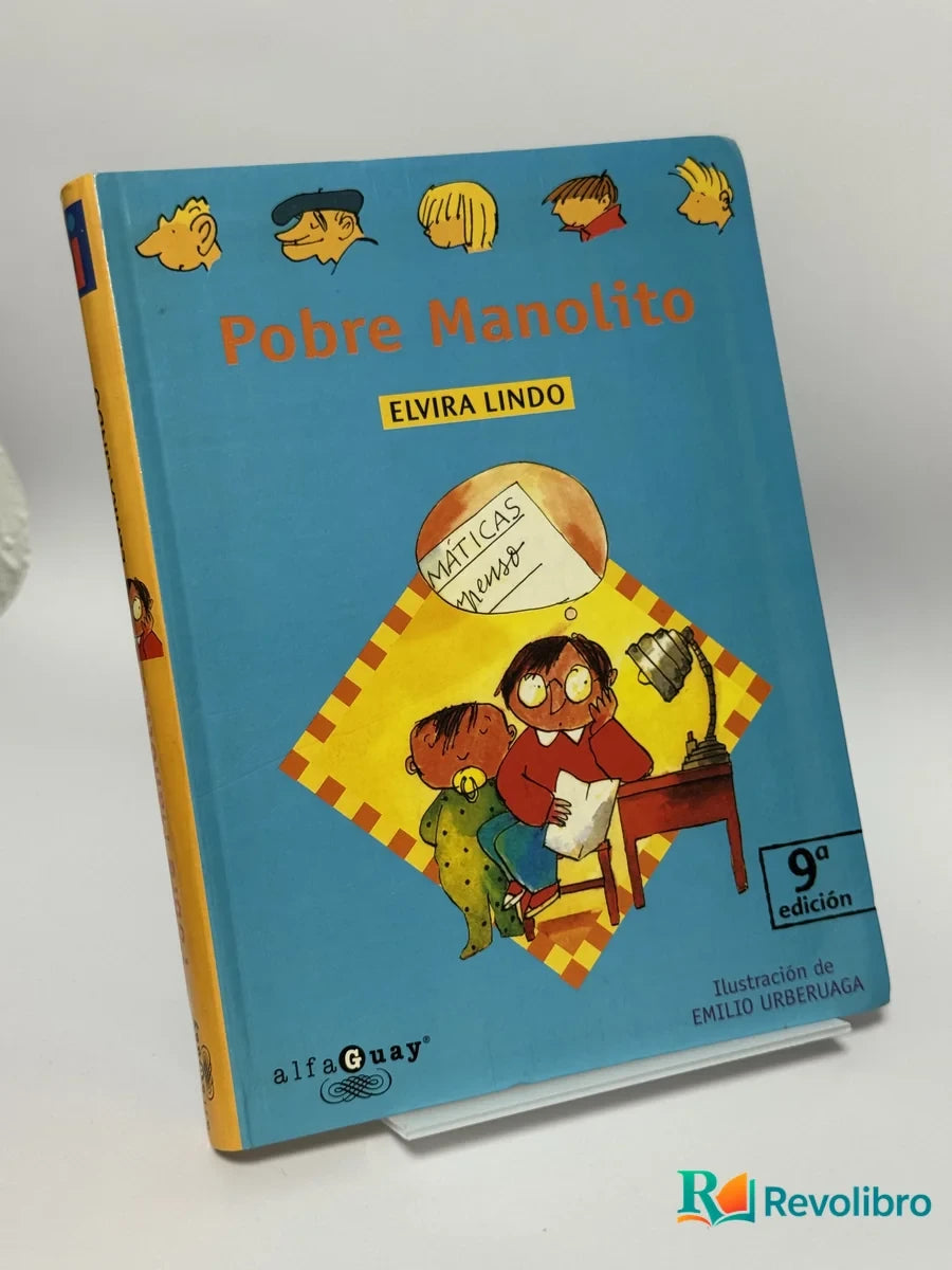Portada de Pobre Manolito de Elvira Lindo, libro de segunda mano