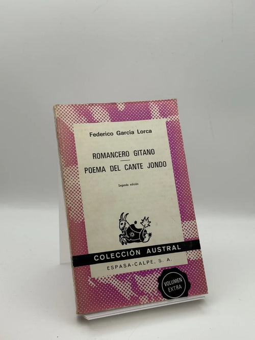 Poema Del Cante Jondo Romancero Gitano de Federico García Lorca | Libro segunda mano - Portada