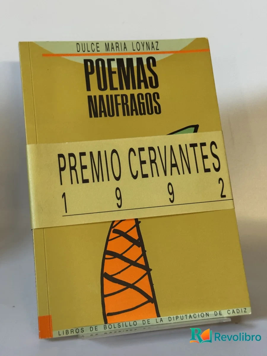 Portada de Poemas Naufragos de Dulce Maria Loynaz, libro de segunda mano