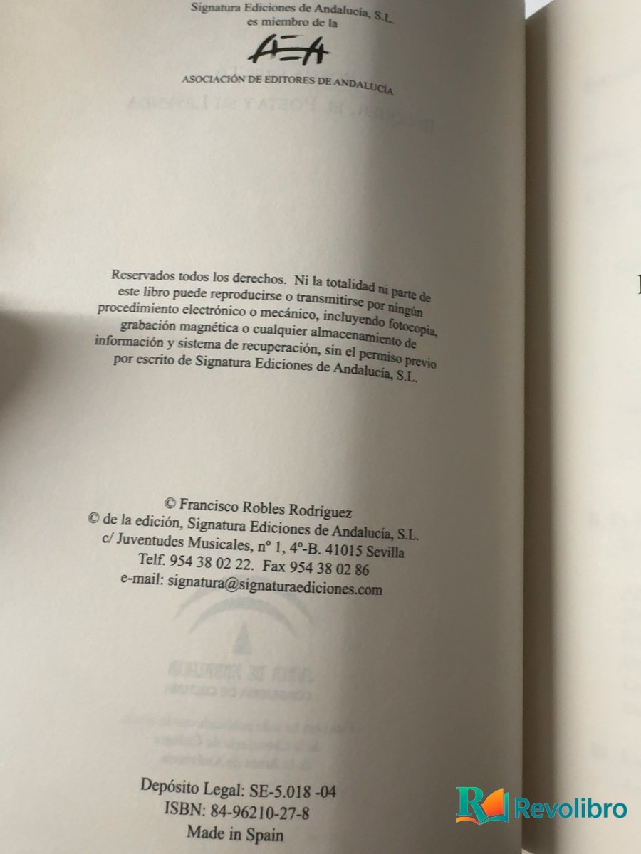Foto 4 de Poesía eres tú - 1ª edición de Francisco Robles Rodríguez, libro de segunda mano