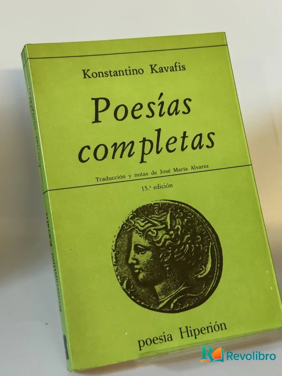 Portada de Poesías completas de Konstantino Kavafis, libro de segunda mano