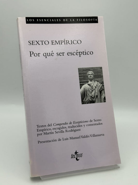 Por qué ser escéptico - Sexto Empírico - Portada