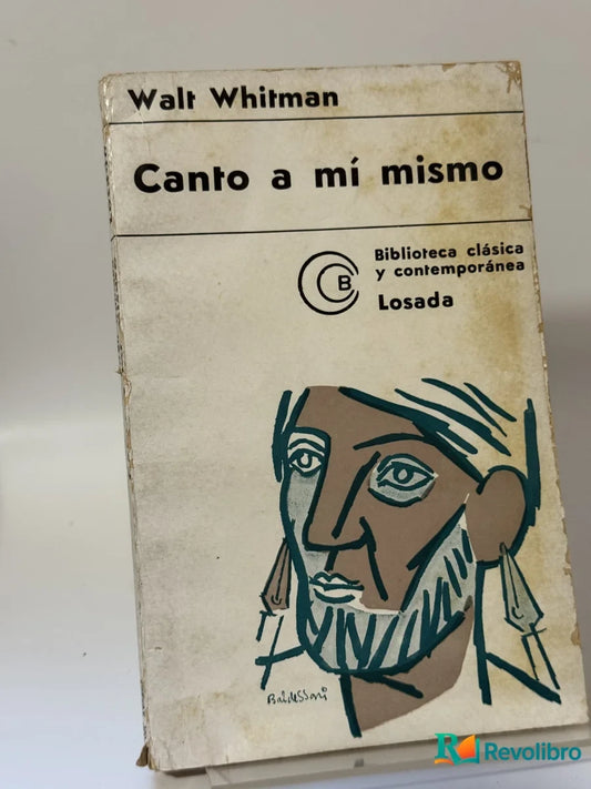 Portada de Canto a mí mismo de Walt Whitman, libro de segunda mano