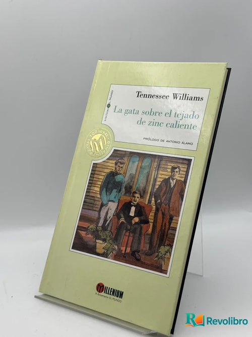 Portada de La gata sobre el tejado de zinc caliente de Tennessee Williams, libro de segunda mano