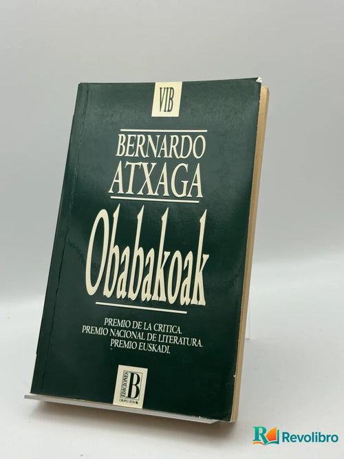 Portada de Obabakoak de Bernardo Atxaga, libro de segunda mano