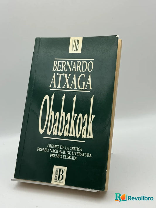 Portada de Obabakoak de Bernardo Atxaga, libro de segunda mano