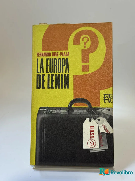 Portada de La Europa de Lenin de Fernando Díaz-Plaja, libro de segunda mano