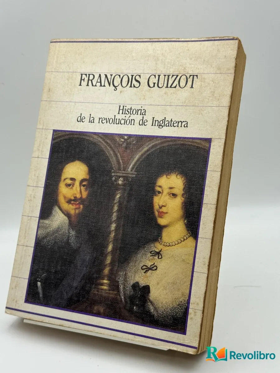 Portada de Historia de la revolución de Inglaterra de François Guizot, libro de segunda mano