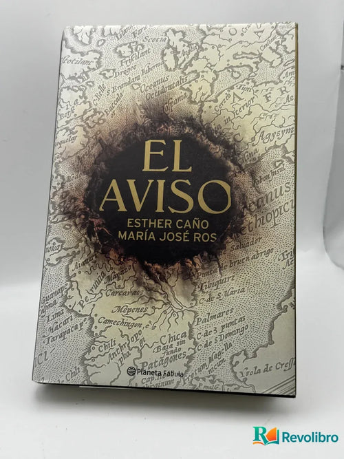 Portada de El Aviso de Esther Caño, libro de segunda mano