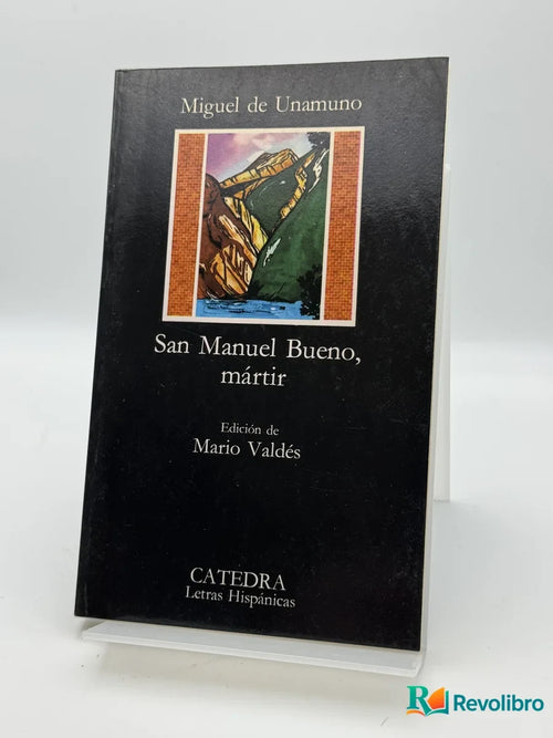 Portada de San Manuel Bueno, mártir de Miguel de Unamuno, libro de segunda mano