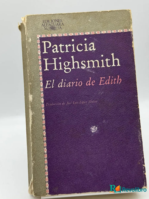 Portada de El diario de Edith de Patricia Highsmith, libro de segunda mano
