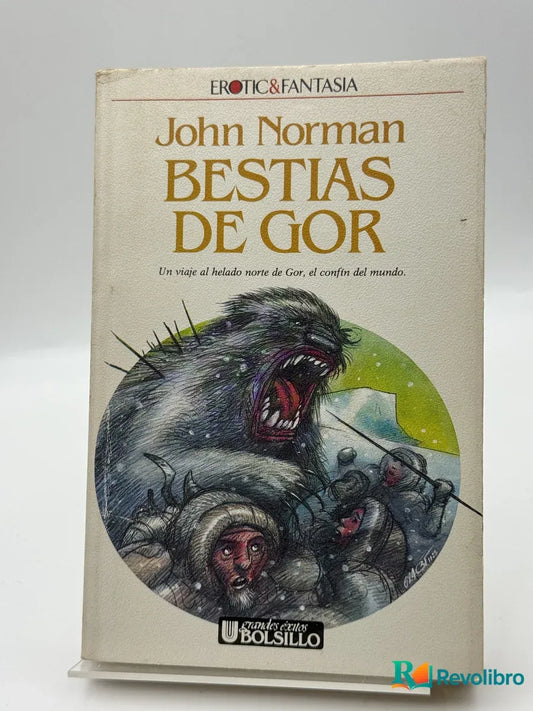 Portada de Bestias de Gor de John Norman, libro de segunda mano