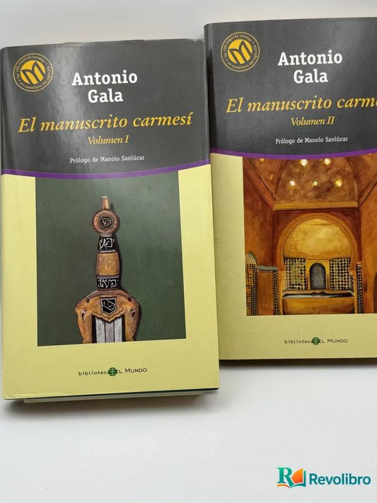 Portada de Lote El manuscrito carmesí de Antonio Gala, libro de segunda mano