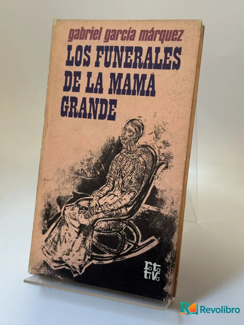 Portada de Los funerales de la mamá grande de Gabriel García Márquez, libro de segunda mano