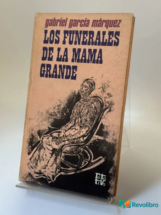 Portada de Los funerales de la mamá grande de Gabriel García Márquez, libro de segunda mano