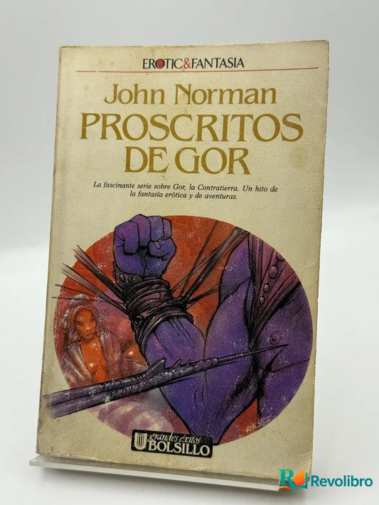 Portada de Proscritos de Gor de John Norman, libro de segunda mano