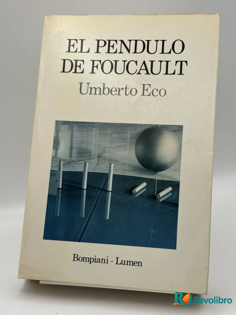 Portada de El Péndulo de Foucault de Umberto Eco, libro de segunda mano