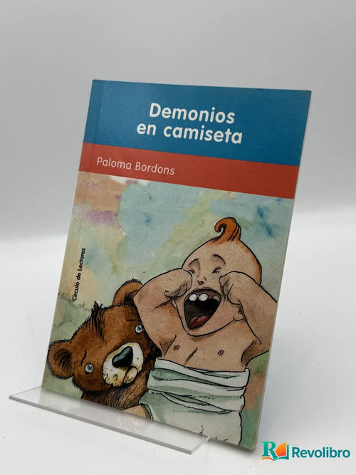 Portada de Demonios en camiseta de Paloma Bordons, libro de segunda mano