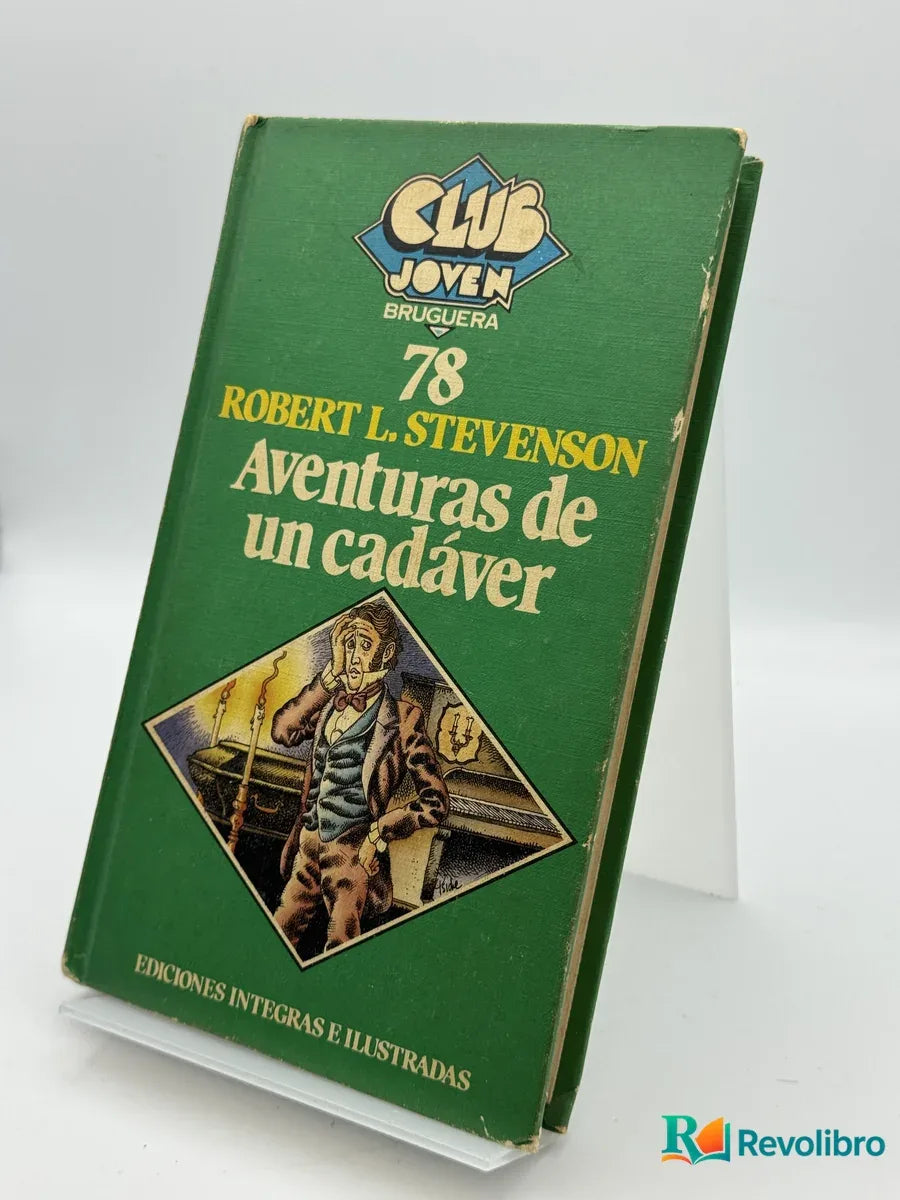 Portada de Aventuras de un cadáver de Robert L. Stevenson, libro de segunda mano