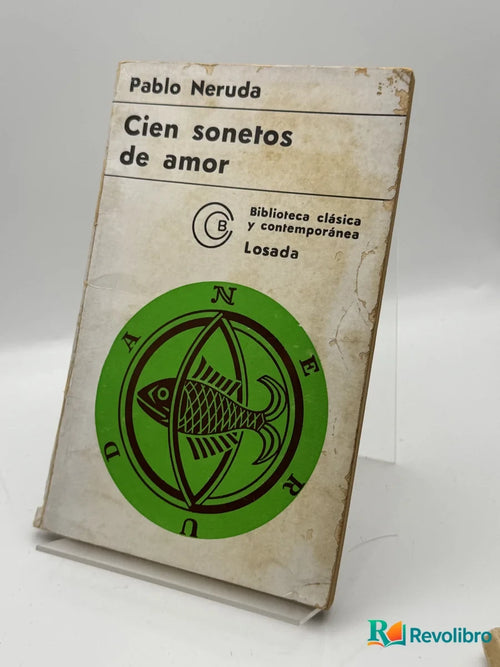 Portada de Cien sonetos de amor de Pablo Neruda, libro de segunda mano