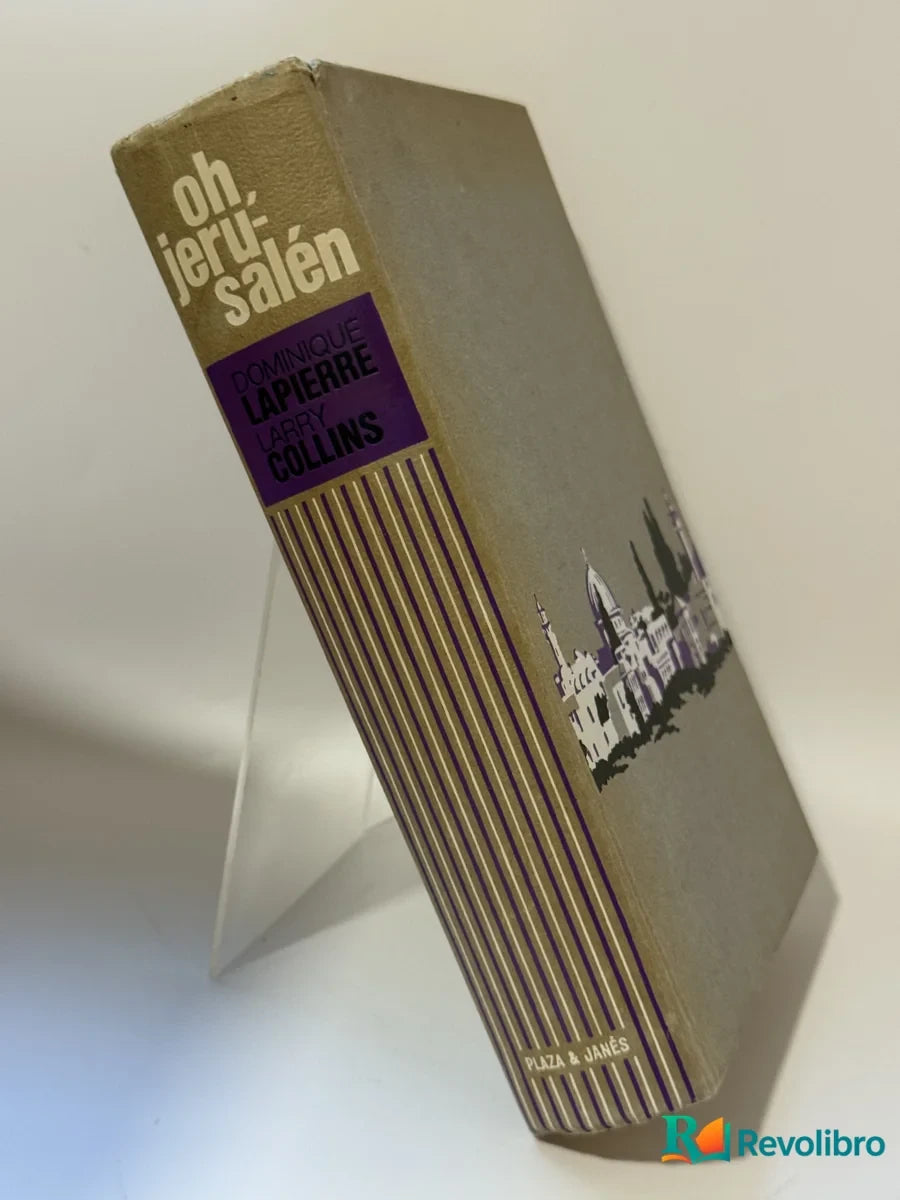 Portada de Oh, Jerusalén de Dominique Lapierre y Larry Collins, libro de segunda mano