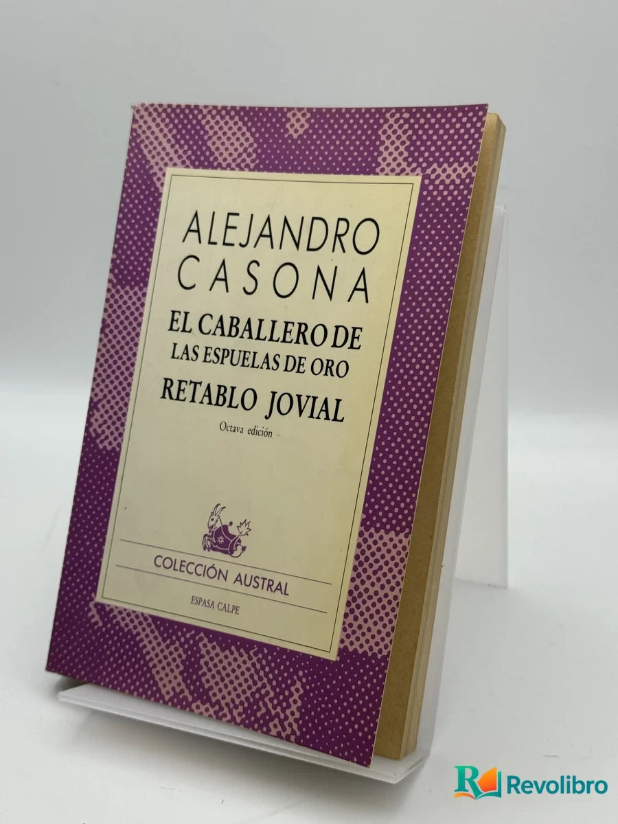 Portada de El caballero de las espuelas de oro de Alejandro Casona, libro de segunda mano