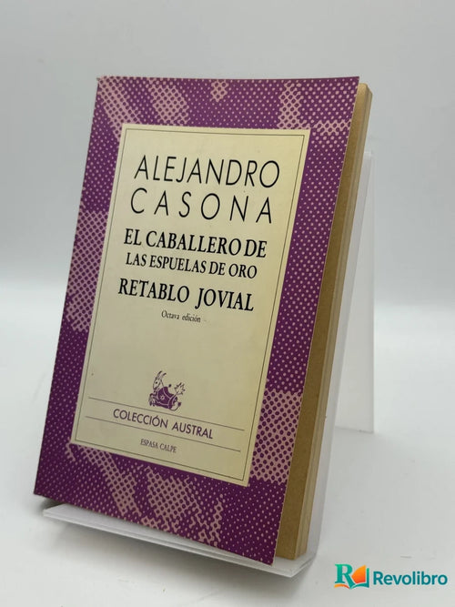 Portada de El caballero de las espuelas de oro de Alejandro Casona, libro de segunda mano