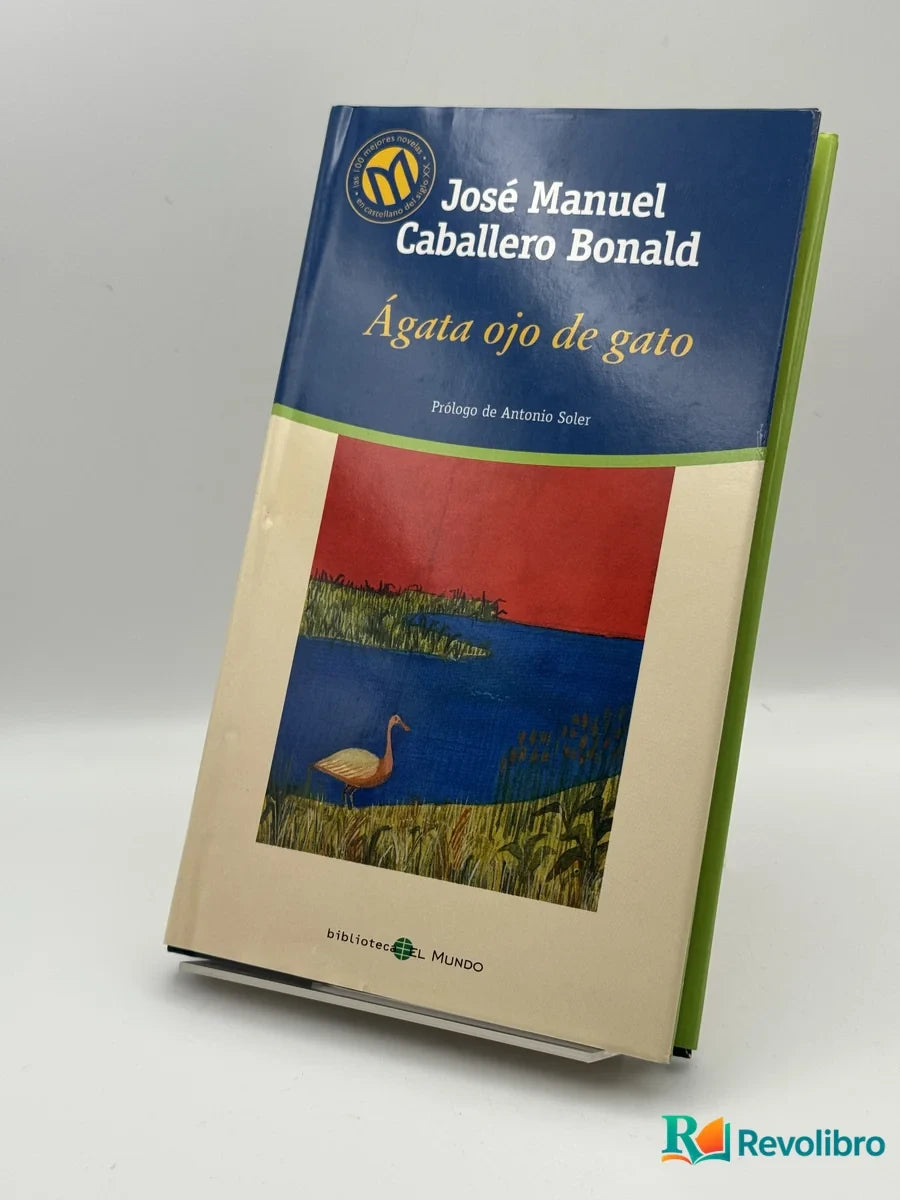 Portada de Ágata ojo de gato de José Manuel Caballero Bonald, libro de segunda mano