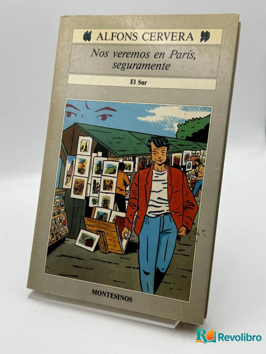 Portada de Nos veremos en París, seguramente de Alfons Cervera, libro de segunda mano