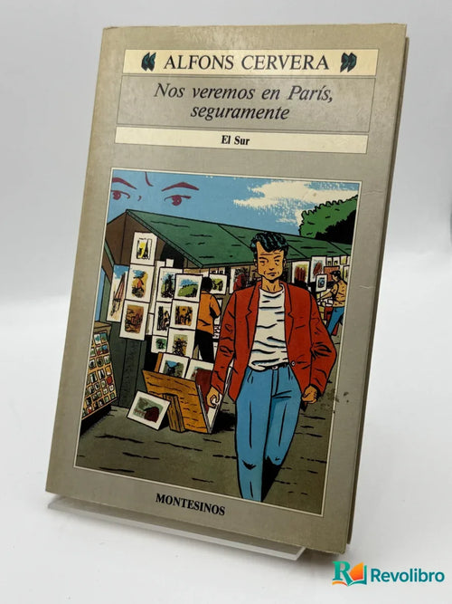 Portada de Nos veremos en París, seguramente de Alfons Cervera, libro de segunda mano