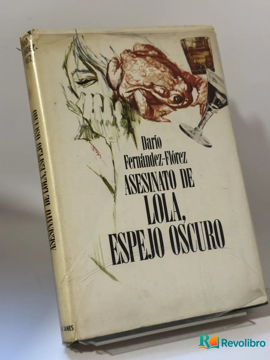 Portada de Asesinato de Lola, Espejo Oscuro de Darío Fernández-Flórez, libro de segunda mano