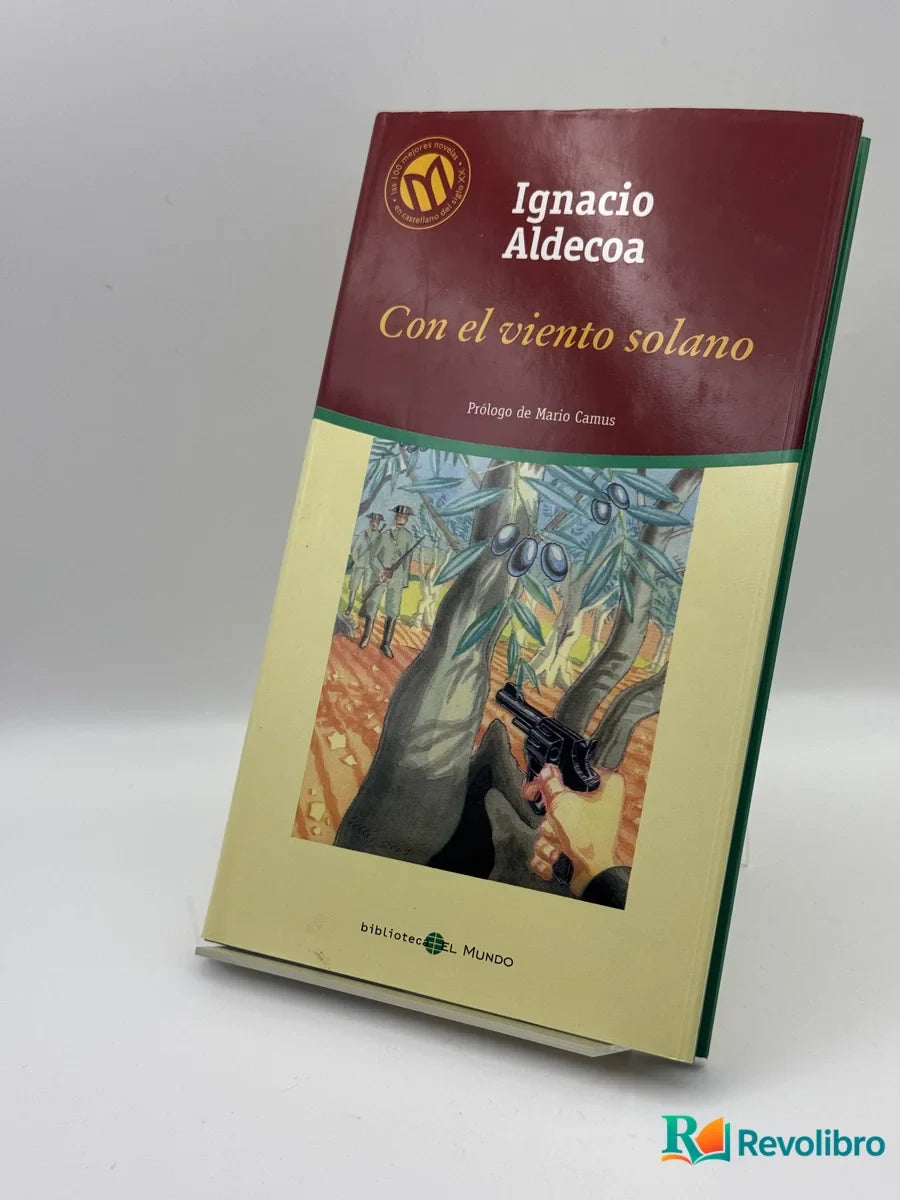 Portada de Con el viento solano de Ignacio Aldecoa, libro de segunda mano