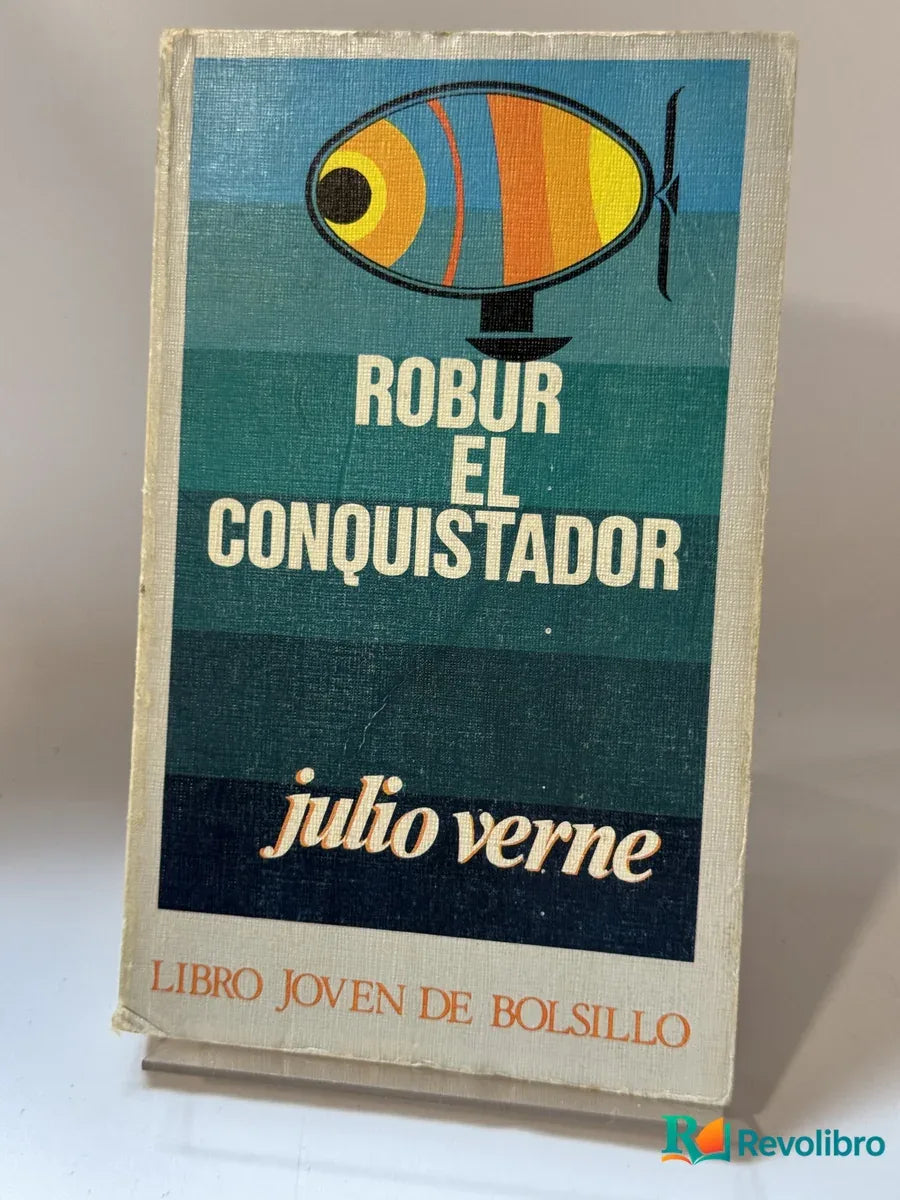 Portada de Robur el conquistador de Julio Verne, libro de segunda mano