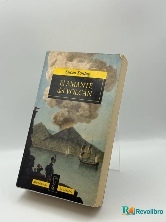 Portada de El amante del volcán de Susan Sontag, libro de segunda mano