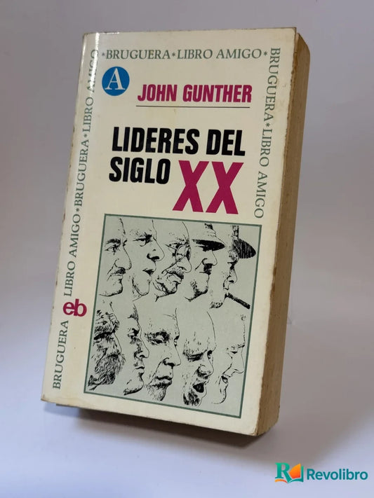 Portada de Líderes del Siglo XX de John Gunther, libro de segunda mano