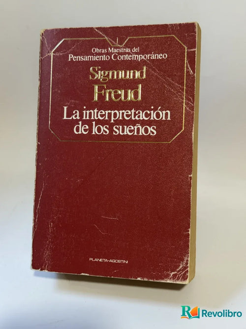 Portada de La interpretación de los sueños de Sigmund Freud, libro de segunda mano