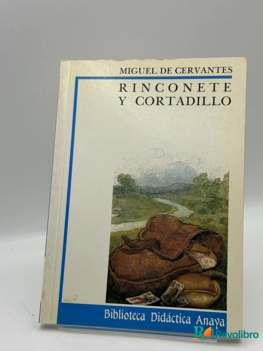 Portada de Rinconete y Cortadillo de Miguel de Cervantes, libro de segunda mano