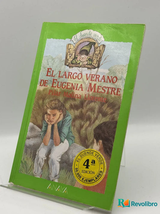 Portada de El largo verano de Eugenia Mestre de Pilar Molina Llorente, libro de segunda mano