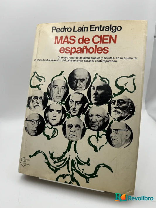 Portada de MAS de CIEN españoles de Pedro Lain Entralgo, libro de segunda mano