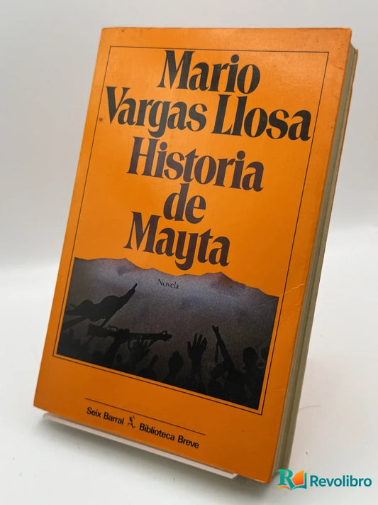 Portada de Historia de Mayta de Mario Vargas Llosa, libro de segunda mano