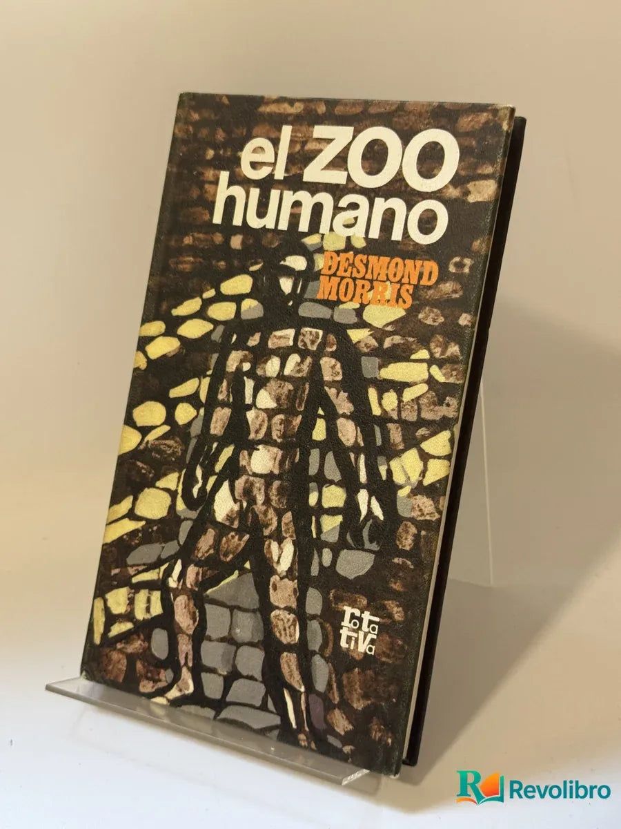 Portada de el ZOO humano de Desmond Morris, libro de segunda mano