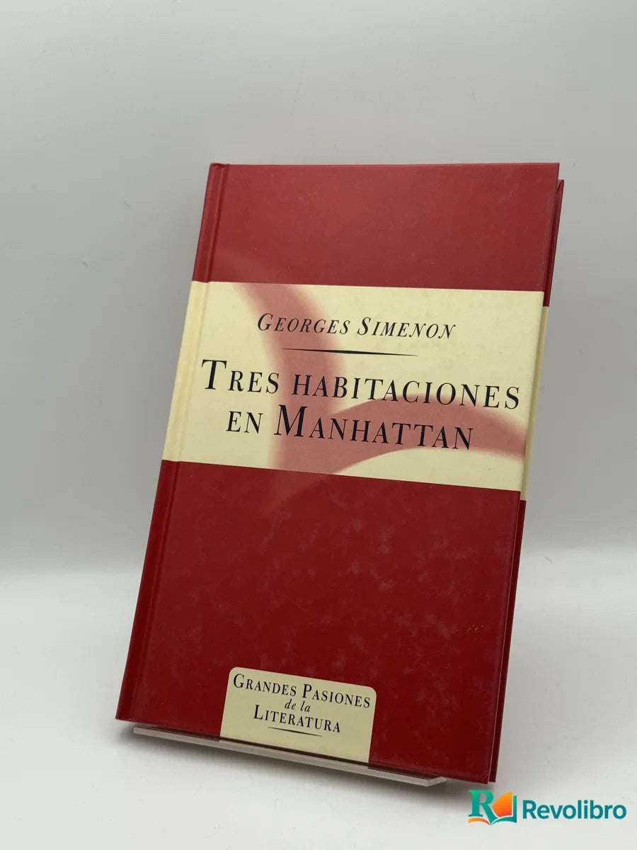 Portada de Tres habitaciones en Manhattan de Georges Simenon, libro de segunda mano