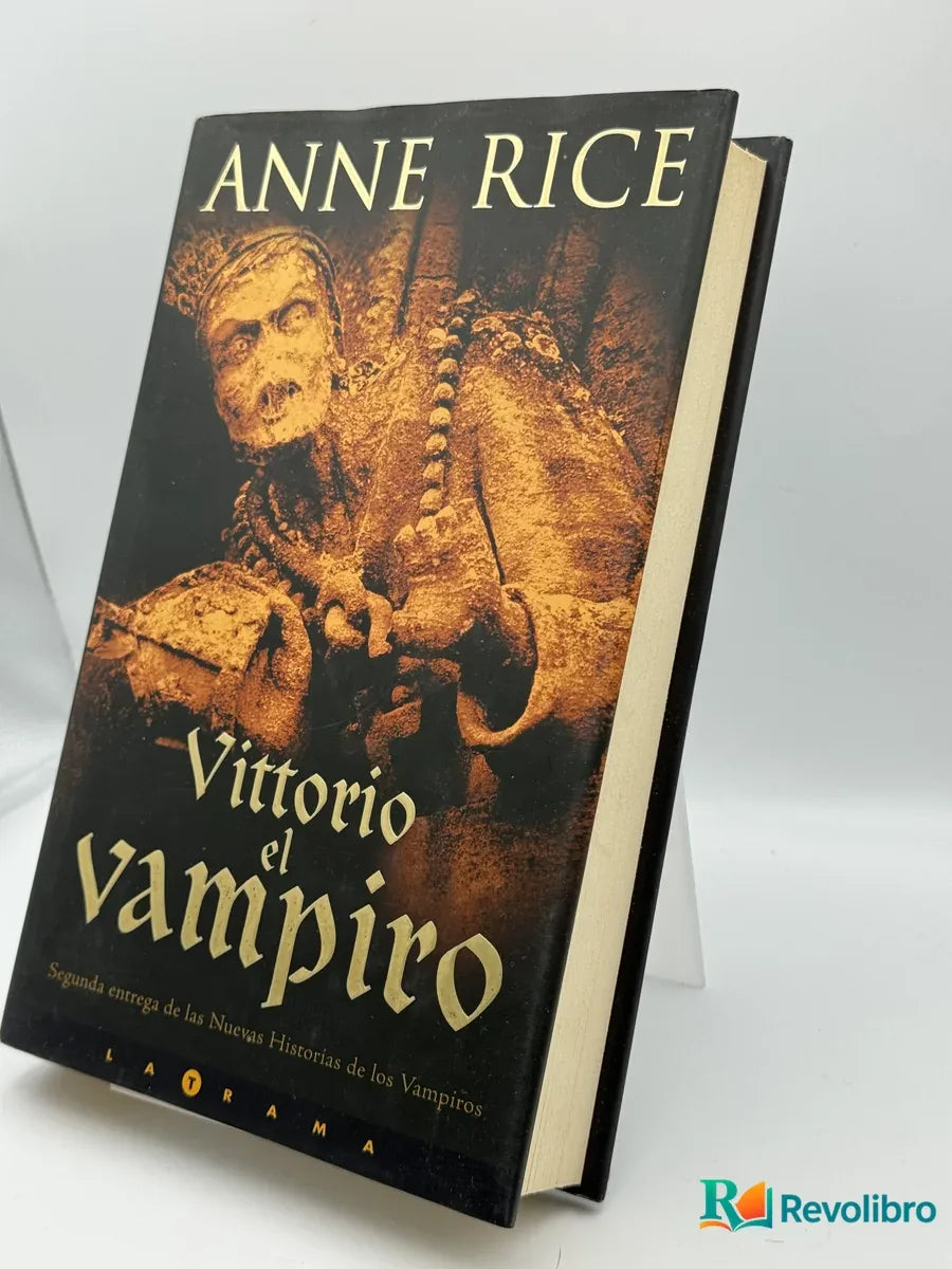 Portada de Vittorio el vampiro de Anne Rice, libro de segunda mano