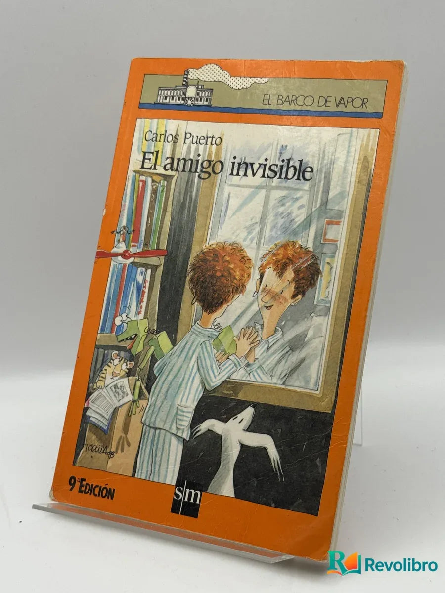 Portada de El amigo invisible de Carlos Puerto, libro de segunda mano