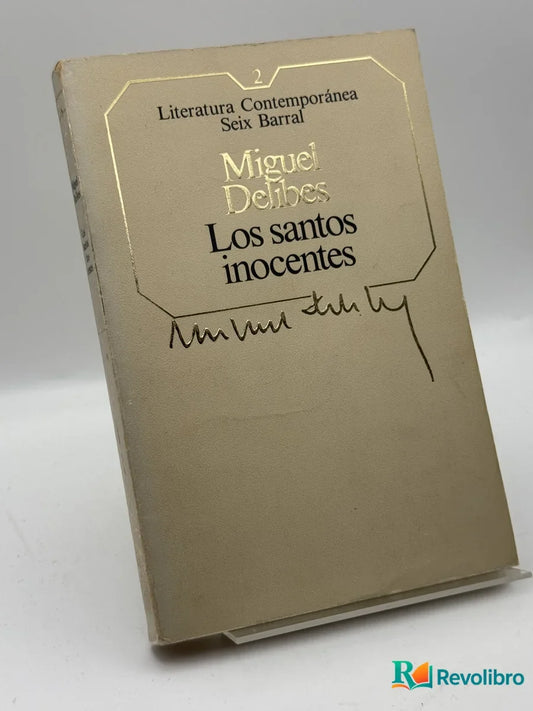 Portada de Los santos inocentes de Miguel Delibes, libro de segunda mano